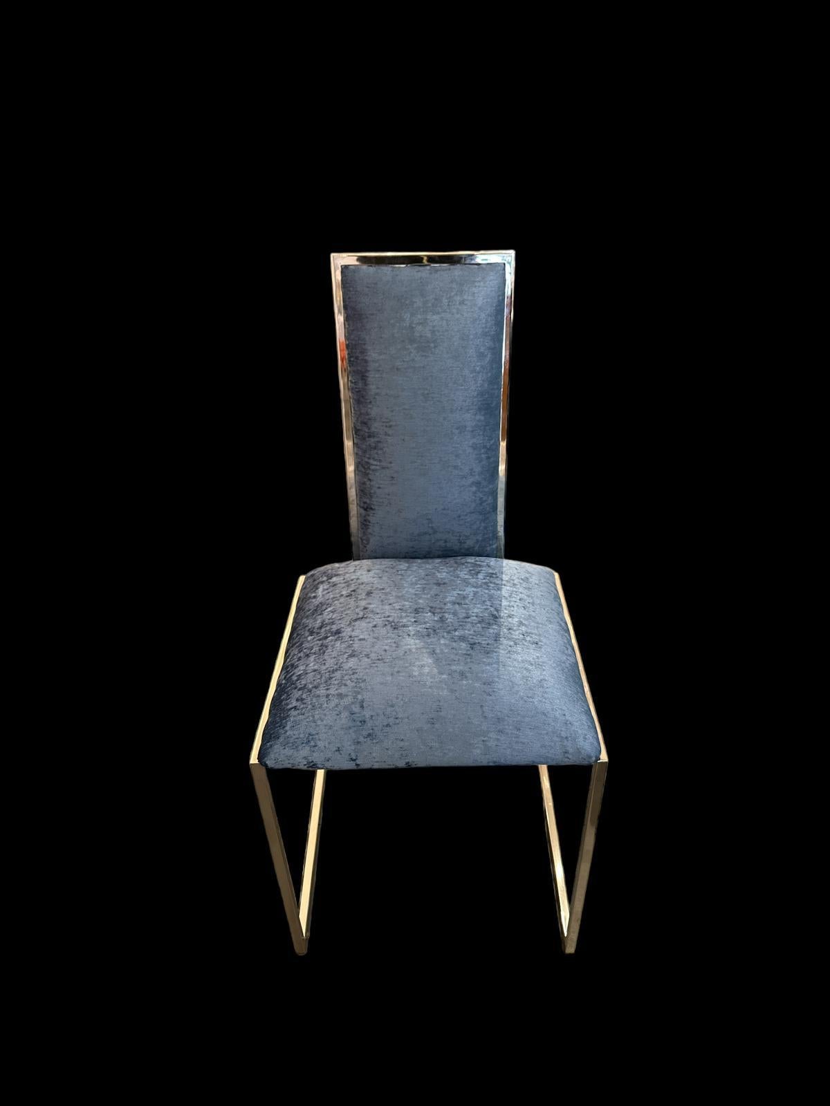 20ième siècle Romeo Rega - Juego de seis sillas  en vente