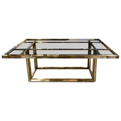 Romeo Rega Large Dining Rectangular Table, Italy, 1970s