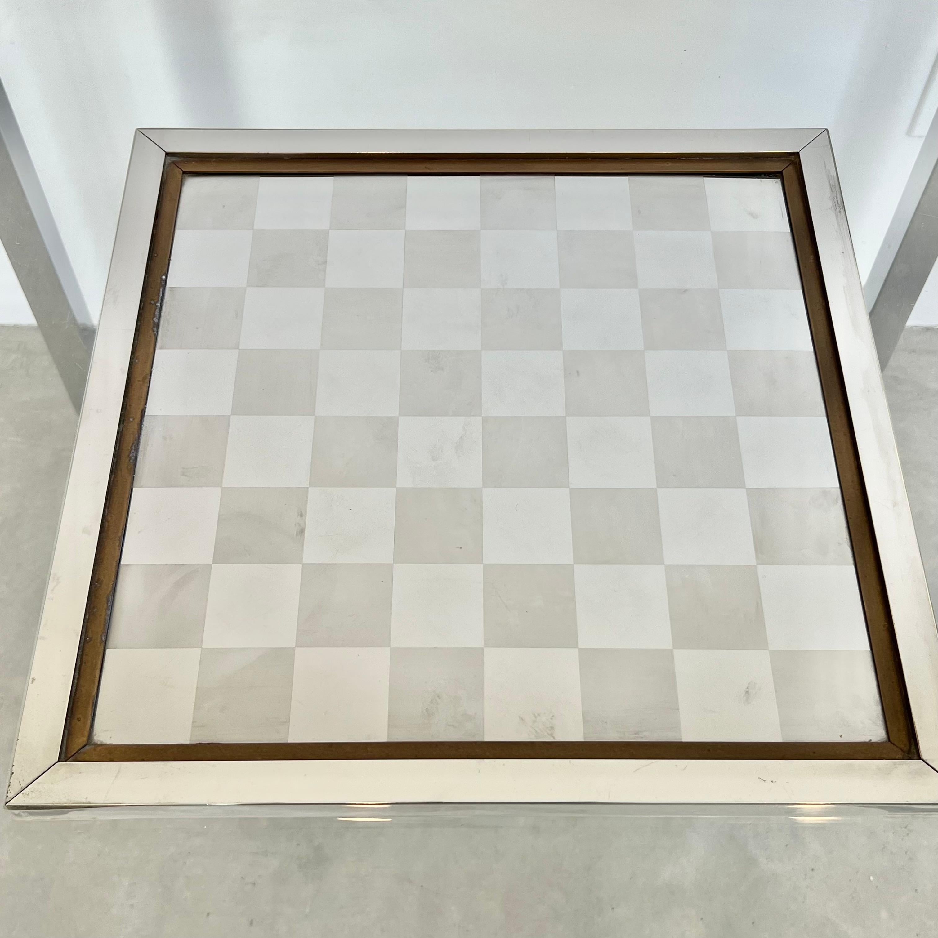 Late 20th Century Romeo Rega Perspex Chess Table, 1970s Italy For Sale