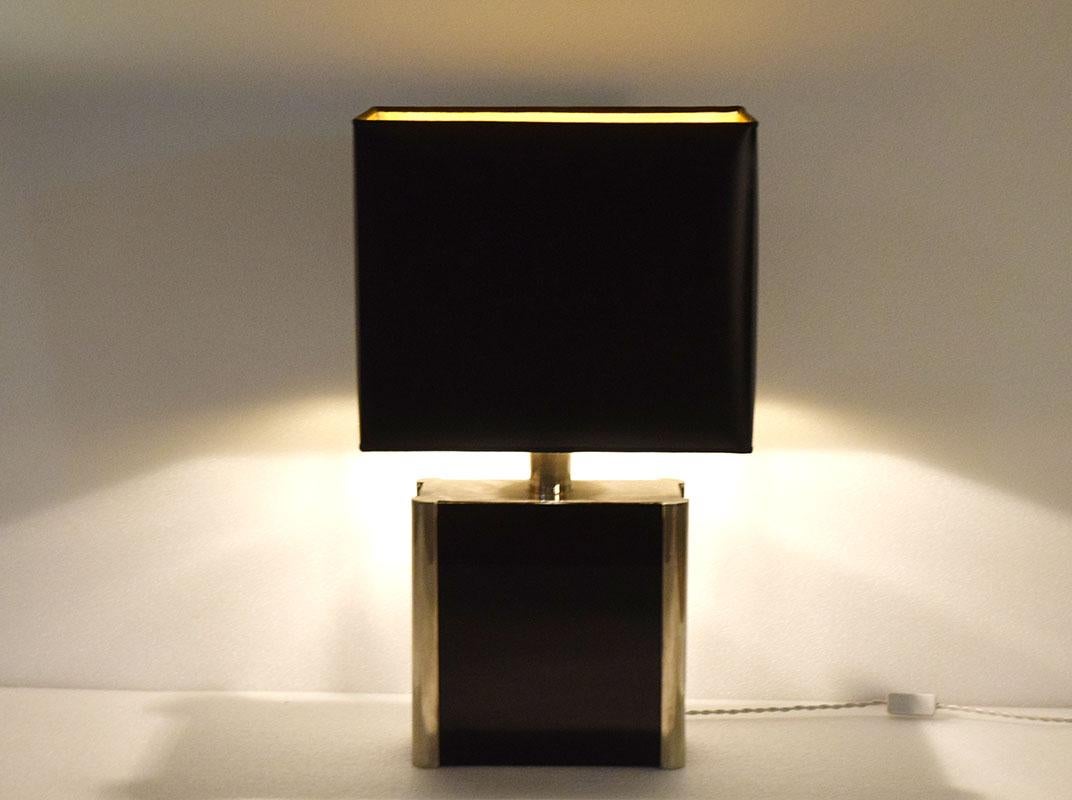 Métal Lampe de table Romeo Rega en plexiglas et métal, 1970 en vente