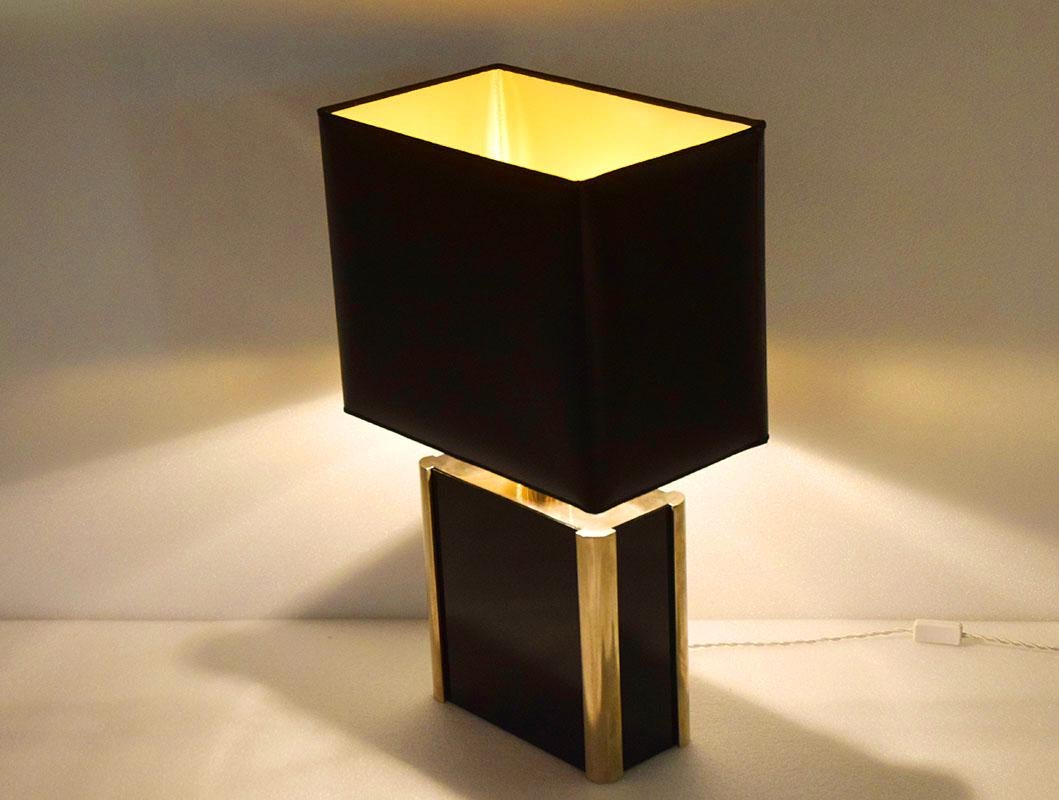 Lampe de table Romeo Rega en plexiglas et métal, 1970 en vente 1