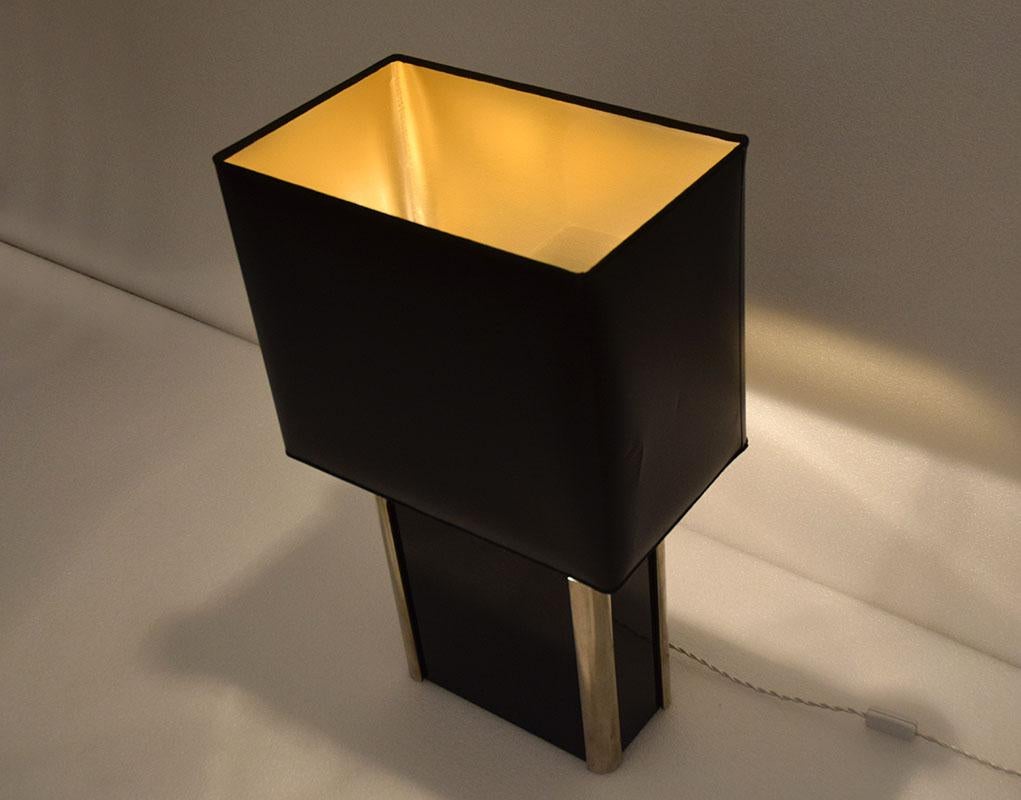Lampe de table Romeo Rega en plexiglas et métal, 1970 en vente 3