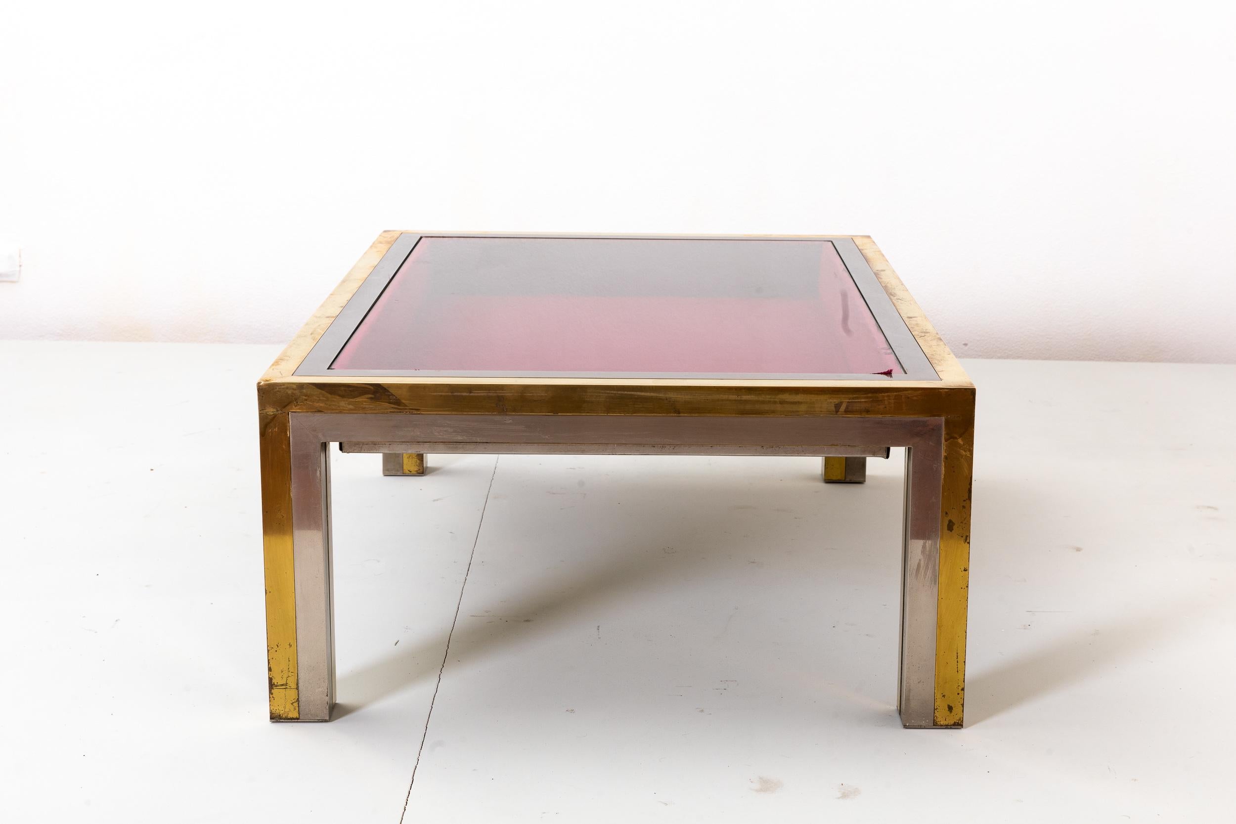 Romeo Rega Prod, Italy, c. 1970 Low Display Table For Sale 3