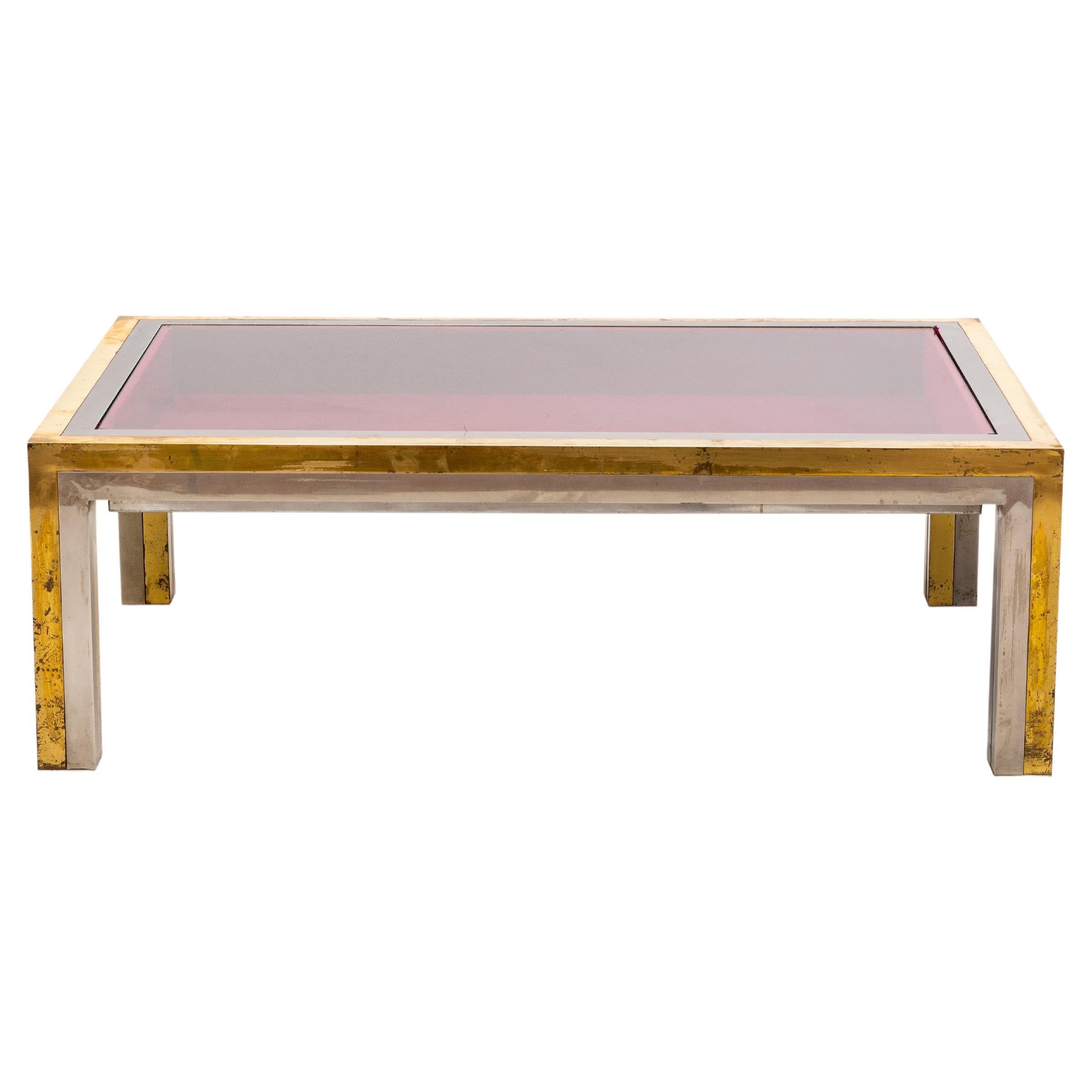 Romeo Rega Prod, Italy, c. 1970 Low Display Table For Sale