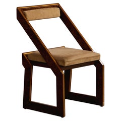 Sedia da pranzo scultorea Romeo Rega, 1970