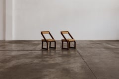 Romeo Rega Sculptural Dining Chairs, 1970, Set of 2