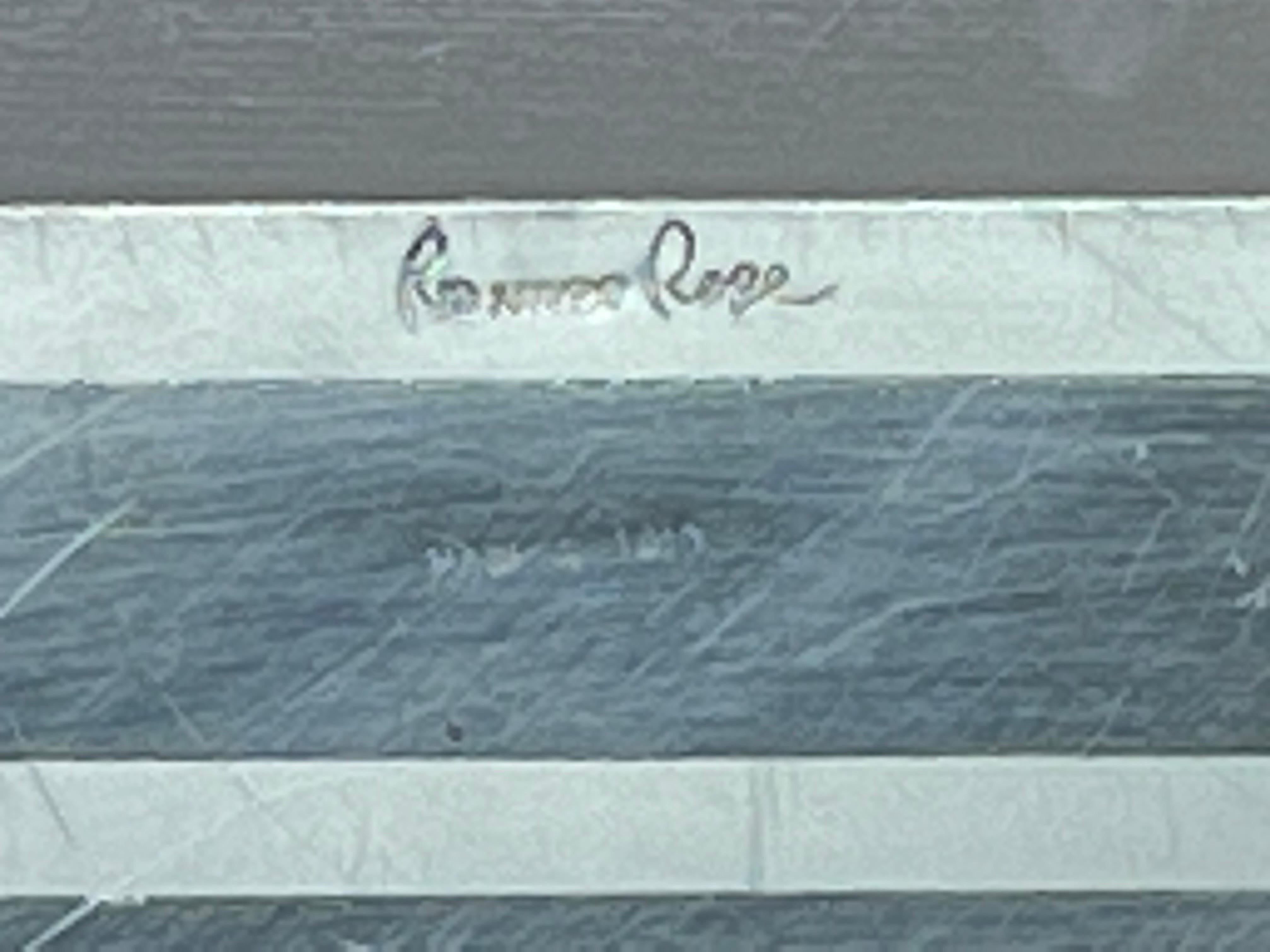 Romeo Rega Set of 8 Modern Stainless Steel Placemats, 1970s In Good Condition For Sale In Miami, FL