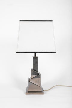 Romeo Rega skyscraper lamp ca 1970 signed