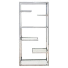 Used Romeo Rega Style Chrome & Glass Shelves