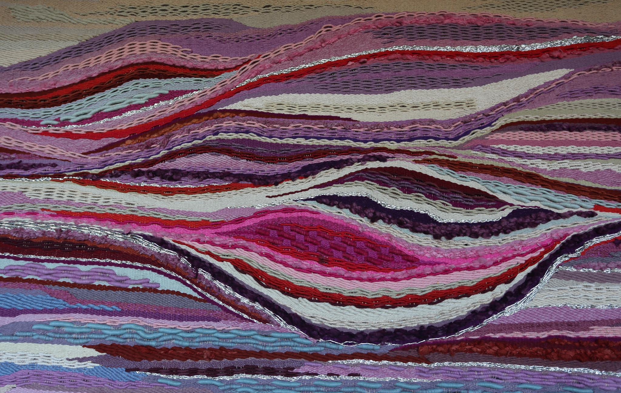 Natural Fiber Romeo Reyna Monumental Tapestry,  c.1970 For Sale