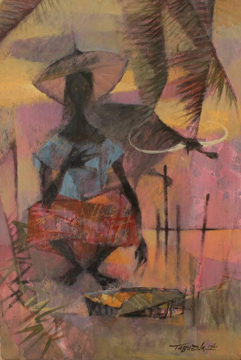 Romeo Villalva Tabuena Mexican Toys, Modern Art, Acrylic on Cardboard, México, Painting For