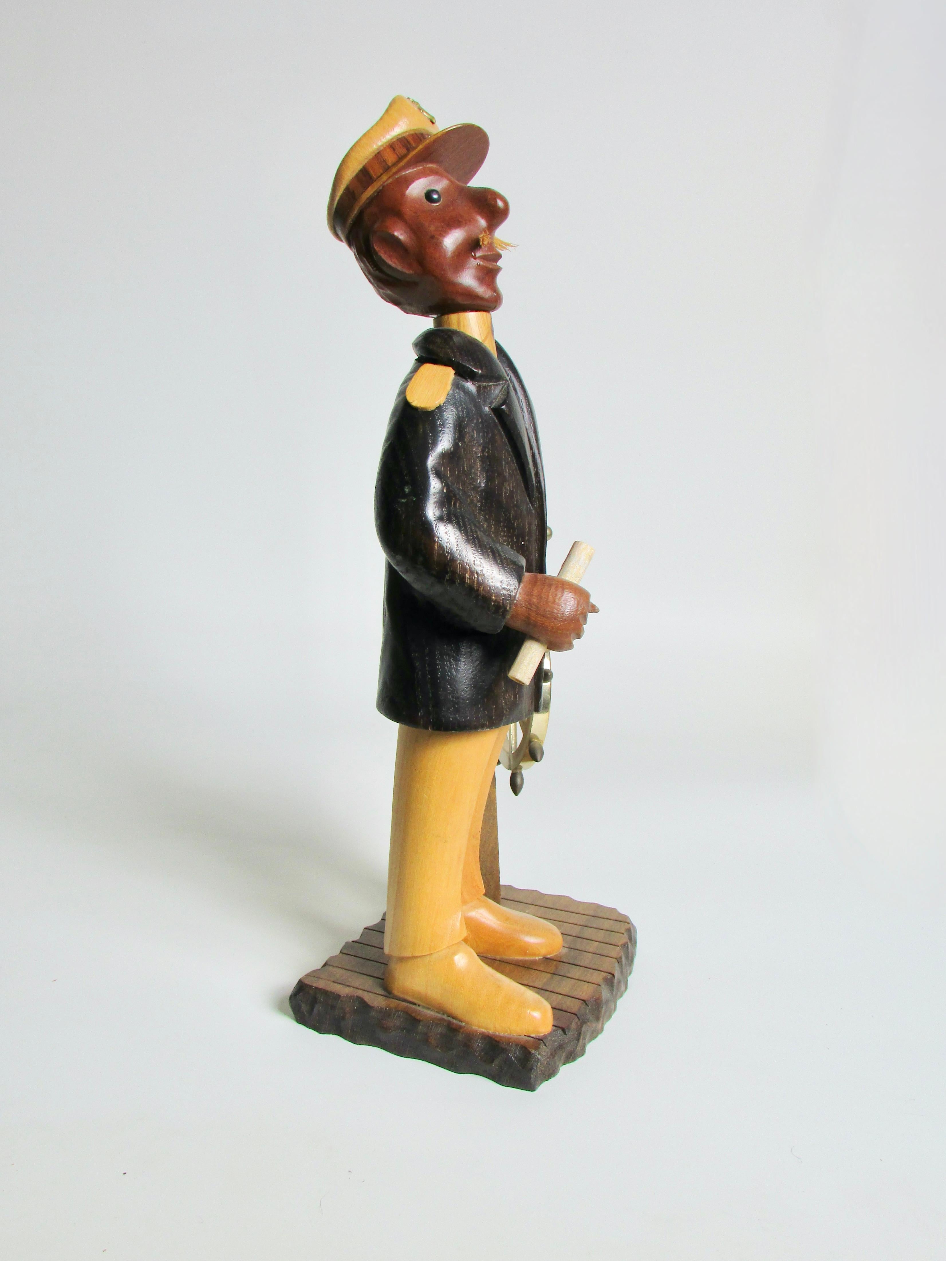 Romer Carved Italian Figures Boat Captain Sailor 2