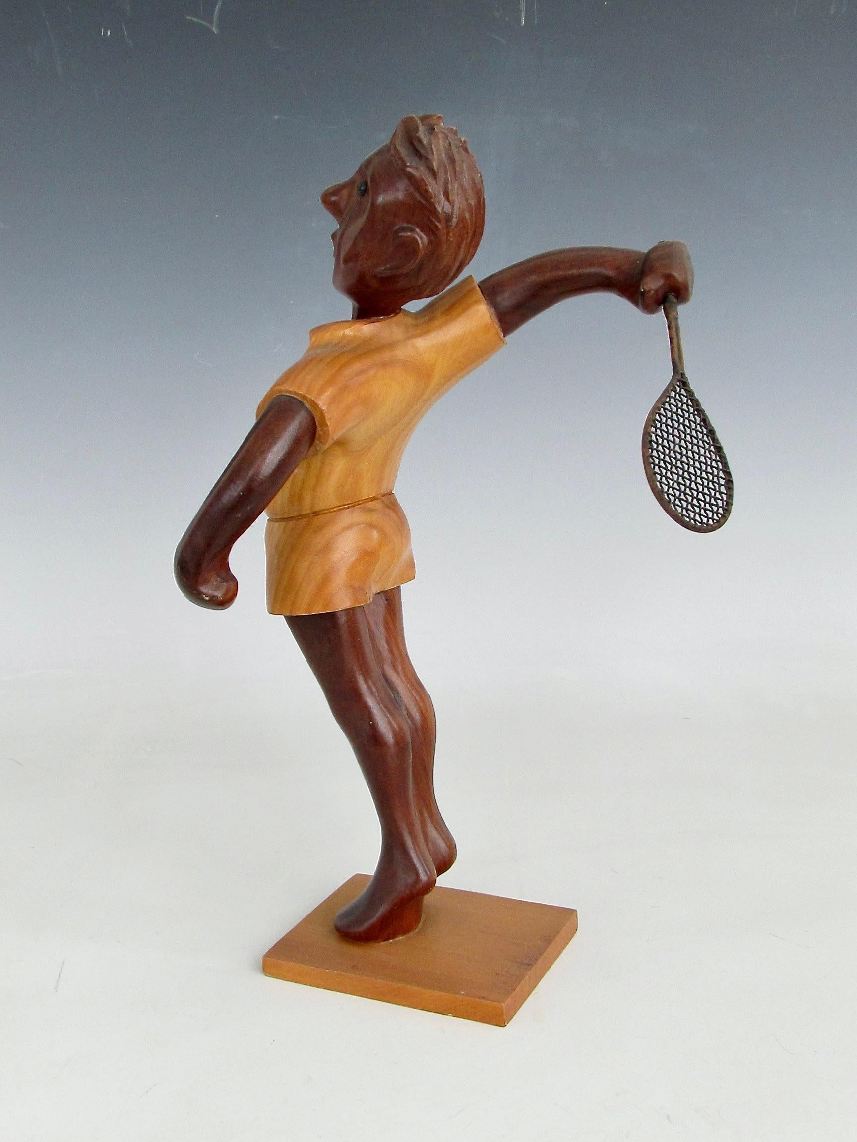 italien Romer italy sculpture de tennis de bureau sculptée à la main en vente