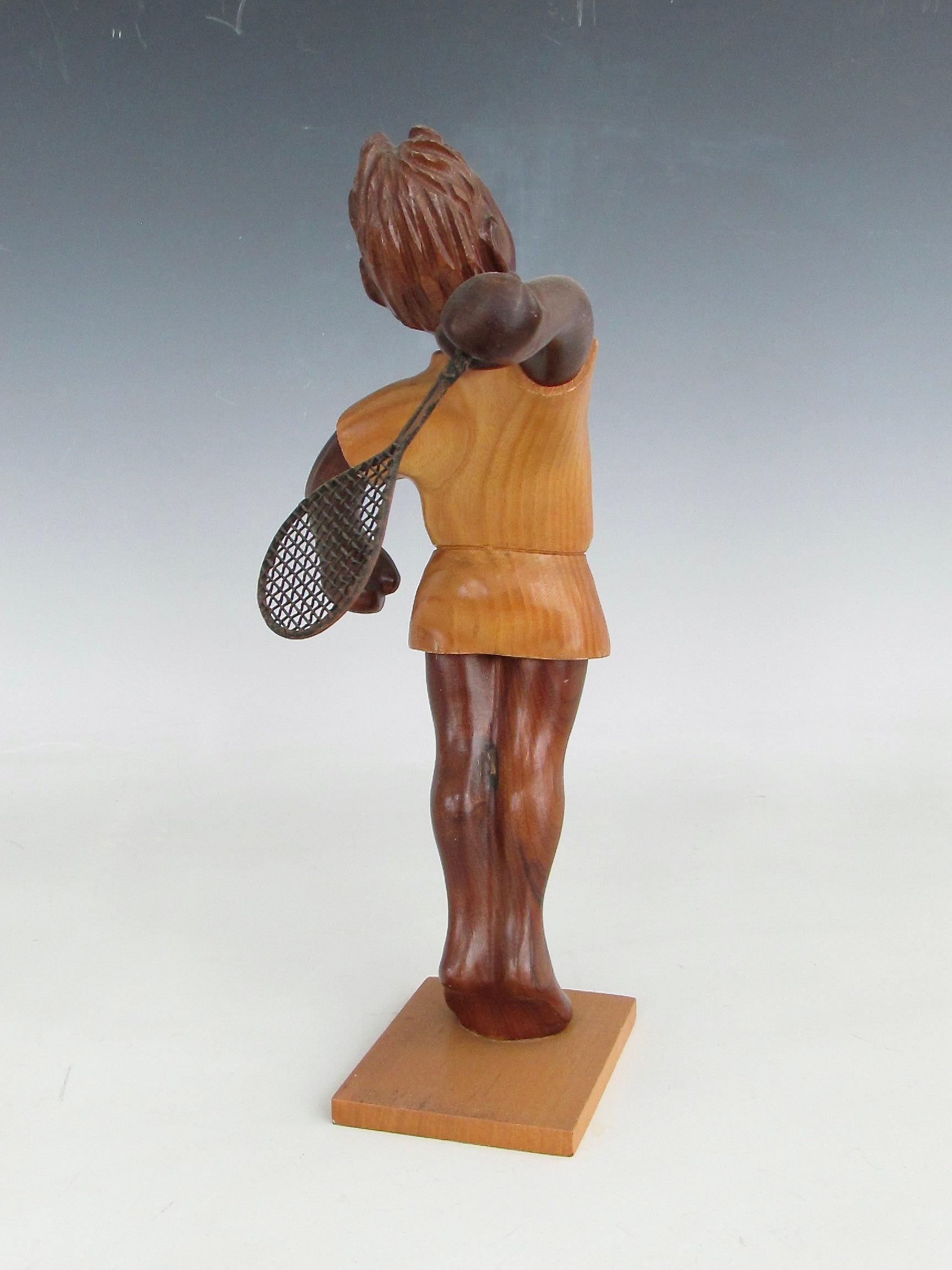 Sculpté à la main Romer italy sculpture de tennis de bureau sculptée à la main en vente