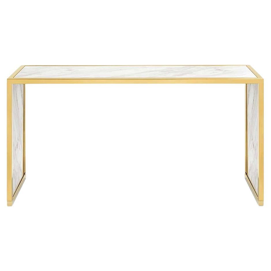 Romer White Console Table For Sale