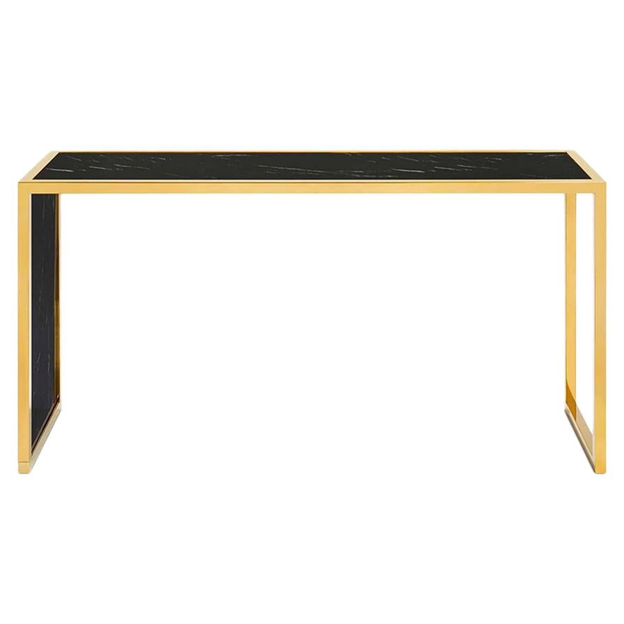 Romero Black Marble Console