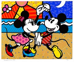 Mickey Mouse's Greatest Love, Hand Signed, Pop Art, Framed, 1997, Disney