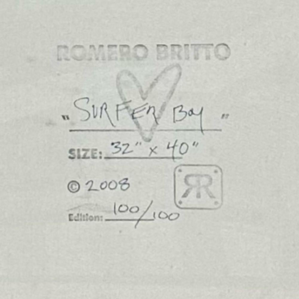 Romero Britto (brésilien, né en 1963), « Surf Boy » 2008 4