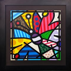 Mariposa Rothschild (firmada a mano sobre tabla de gesso)