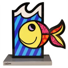 "Boom Fish" Enamel Pop Art Sculpture Edition 858 of 1000