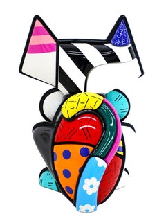 Bow Tie Cat (large, very rare hand signed sculpture)