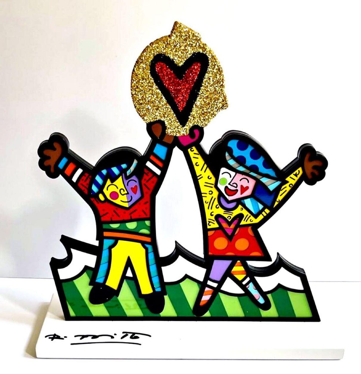 Skulptur: Friar's Club Award für Tony Bennett, handsigniert von Romero Britto
