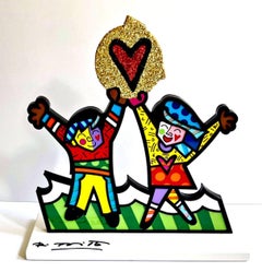 Sculpture: Friar's Club Award for Tony Bennett, Hand signed by Romero Britto