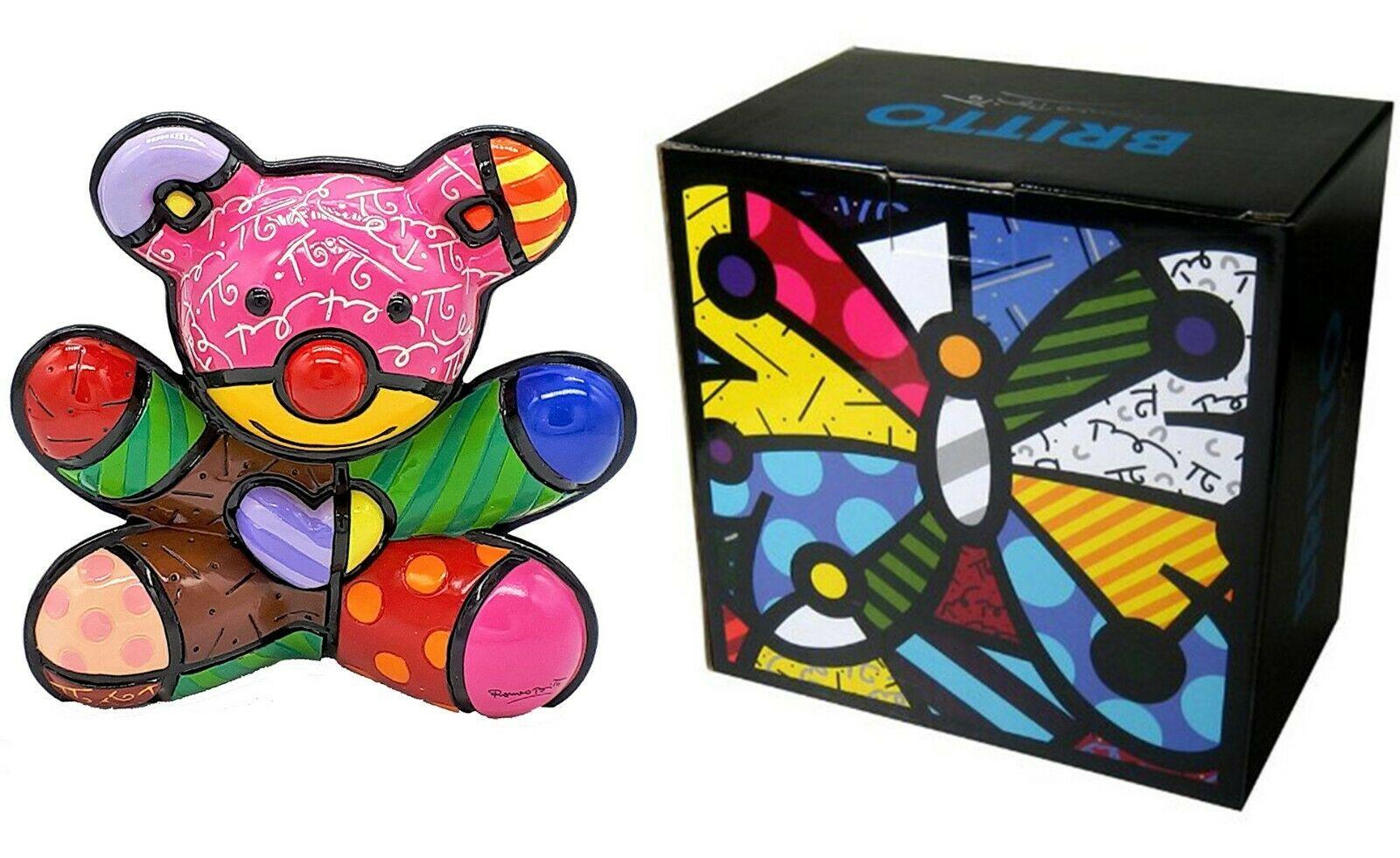 Romero Britto Abstract Sculpture - FUN BEAR (SCULPTURE)