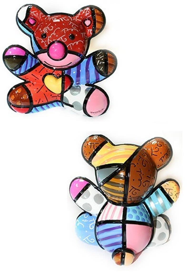 HAPPY BEAR (FIRST EDITION SCULPTURE) - Sculpture by Romero Britto