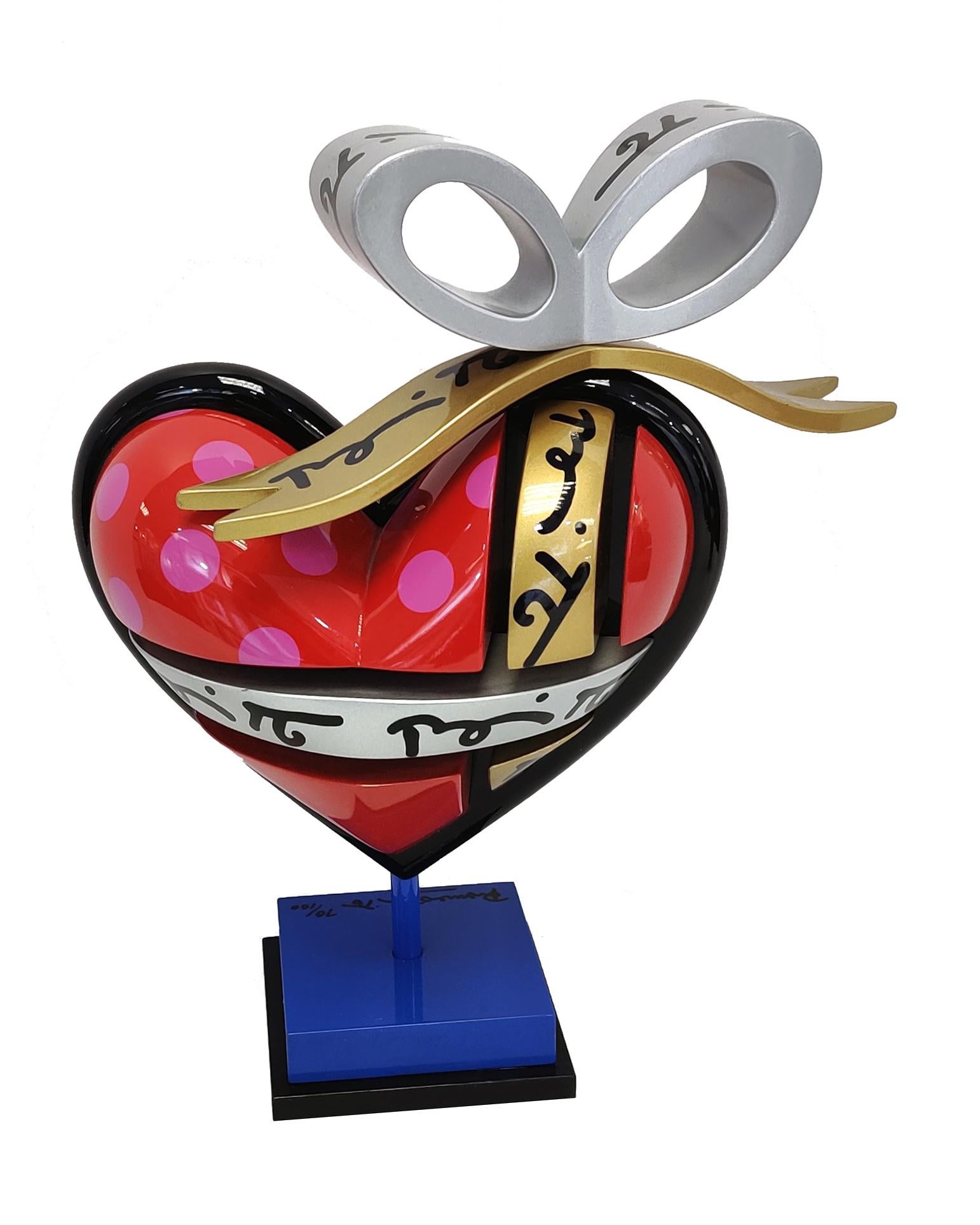 britto heart sculpture