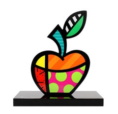 Romero Britto "Big Apple I" (SN) Limited Edition Resin Sculpture