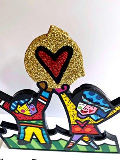 Sculpture: Friar's Club Award for Tony Bennett, Hand signed by Romero Britto