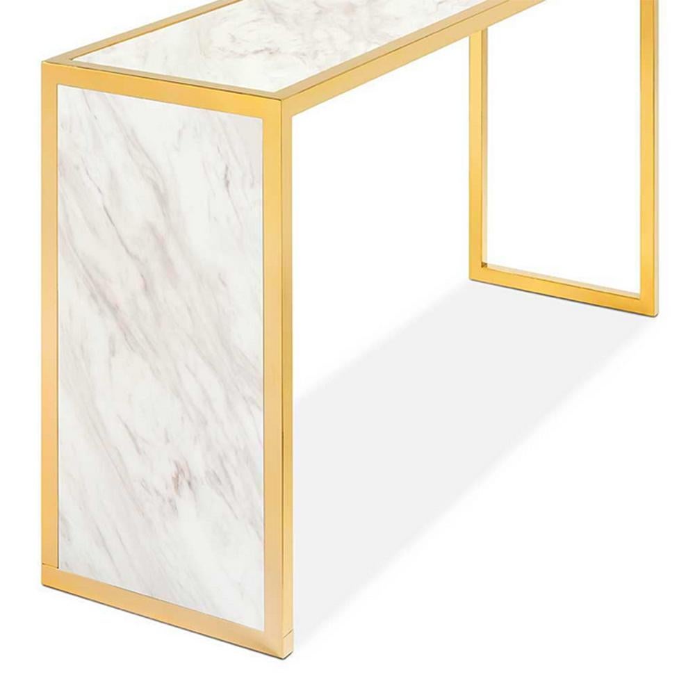 Romero White Marble Console In New Condition In Paris, FR