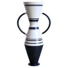 Rometti Amphora Clay Vase by Ugo La Pietra