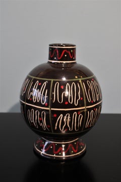 Vaso in ceramica Rometti, circa