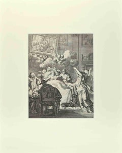 La Manière de se Bien Preparer à La Mort - Radierung von Romeyn de Hooghe - 1700
