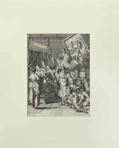 La Manière de se Bien Preparer à La Mort - Etching by Romeyn de Hooghe - 1700