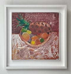 Original painting by Romi Behrens (1939-2019)
‘Pineapple with Mixed Fruit’