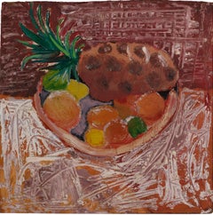 Quadro originale di Romi Behrens (1939-2019)
Ananas con frutta mista