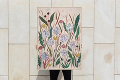 Dandelion Garden, Illustration Style, Soft Tones, Expressionist Gestures Flora