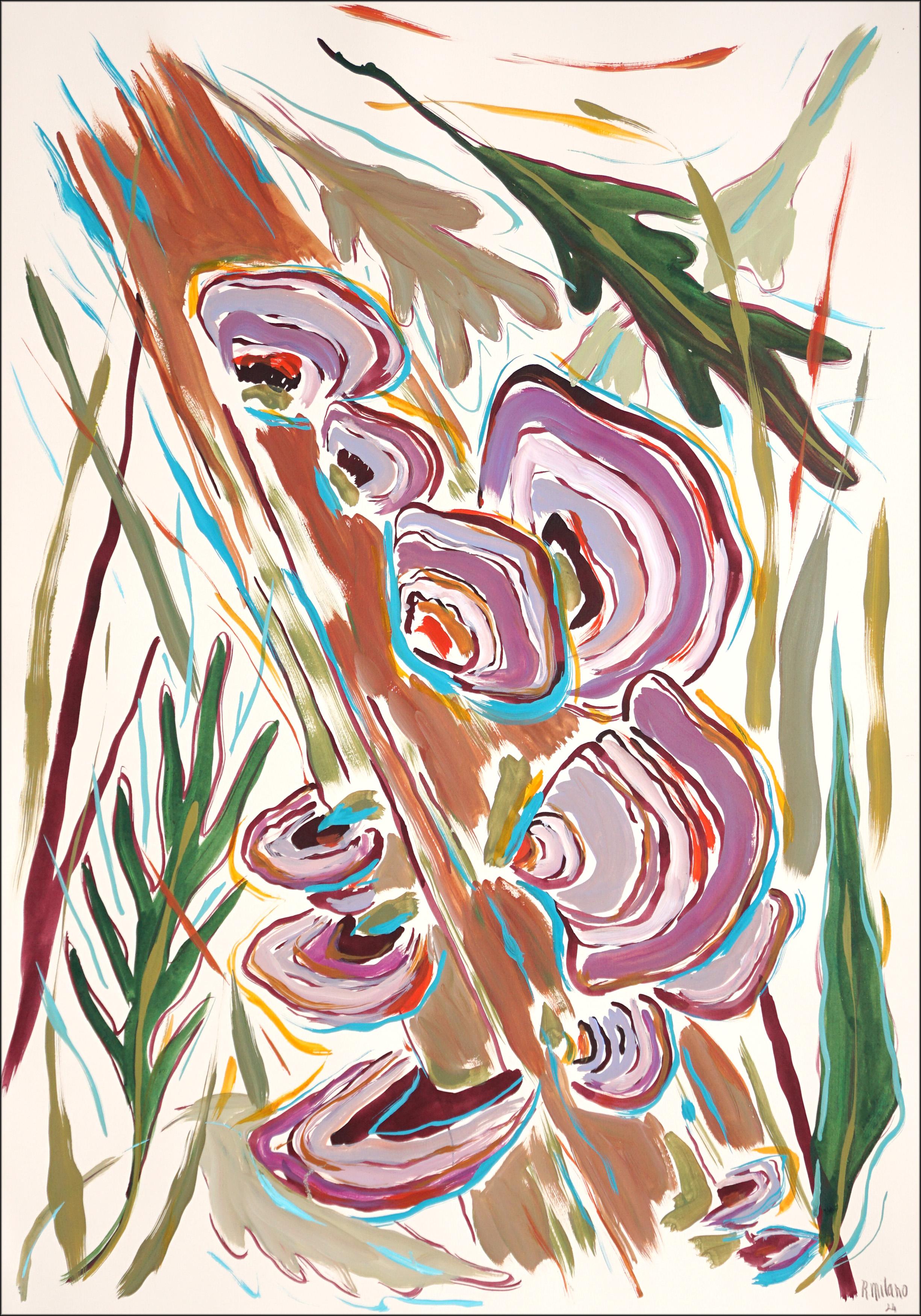 Illustrationsstil Gemälde der Türkei Spiral Pilze Pilze, Herbst Waldlandschaft