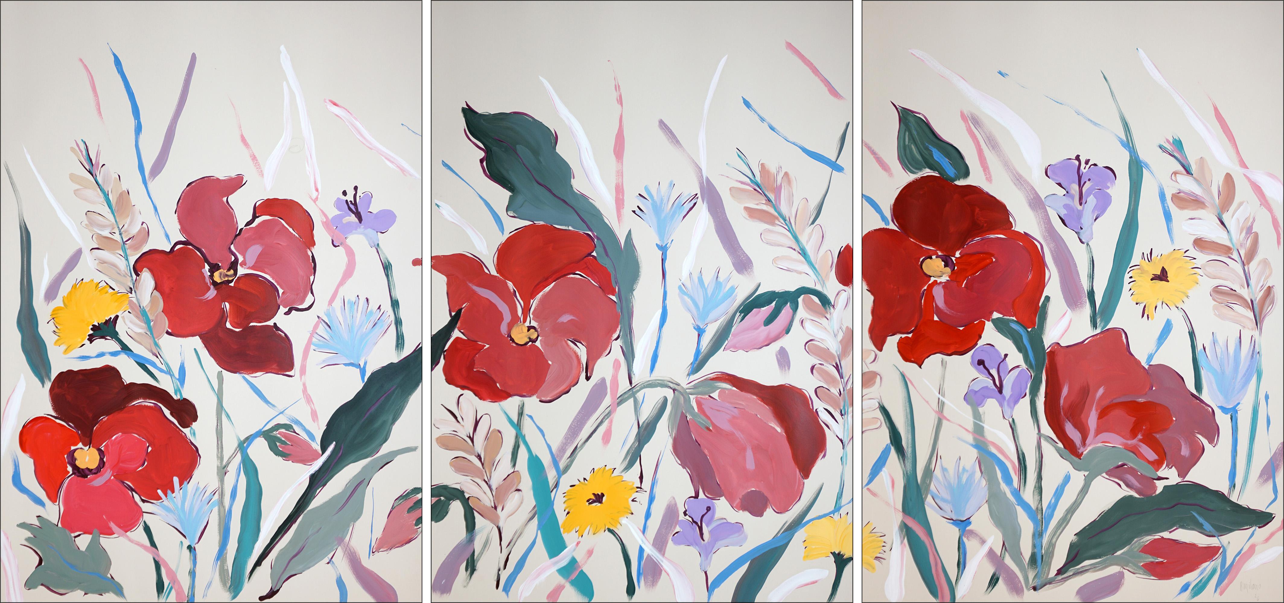 What is a trio of paintings called?