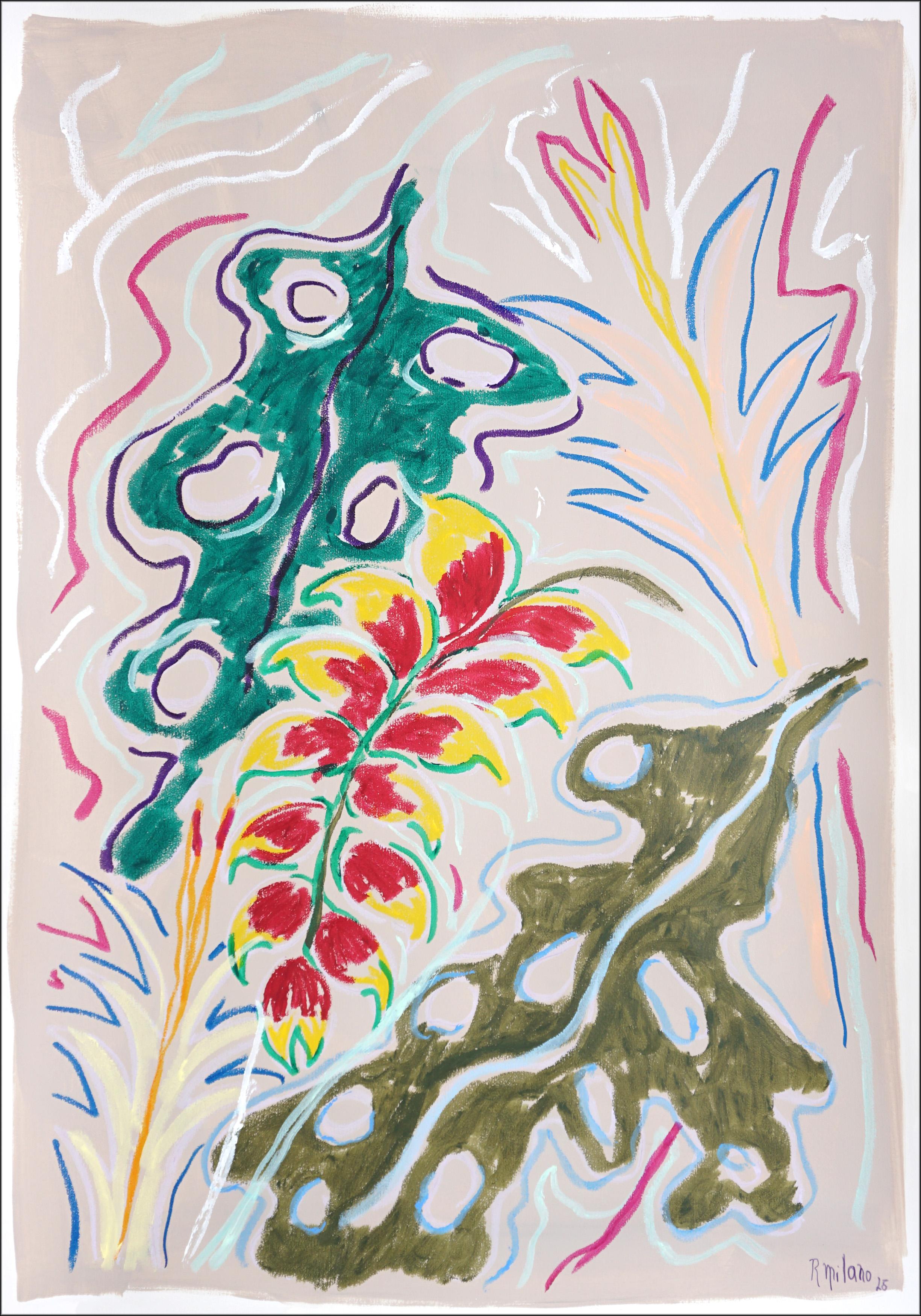 Wax Crayon Still-life Paintings