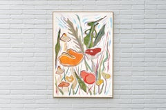 Wilde Pilze Ernte, Herbst, Magie Natur, Illustration Stil, Orange Töne