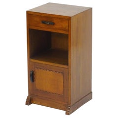 Used Romney Green, Style of, an Arts & Crafts Cotswold School Walnut Bedside Cabinet