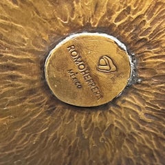 ROMOHERRERA Mexican Taxco Handmade Tumbaga "Helecho Marino" Centerpiece