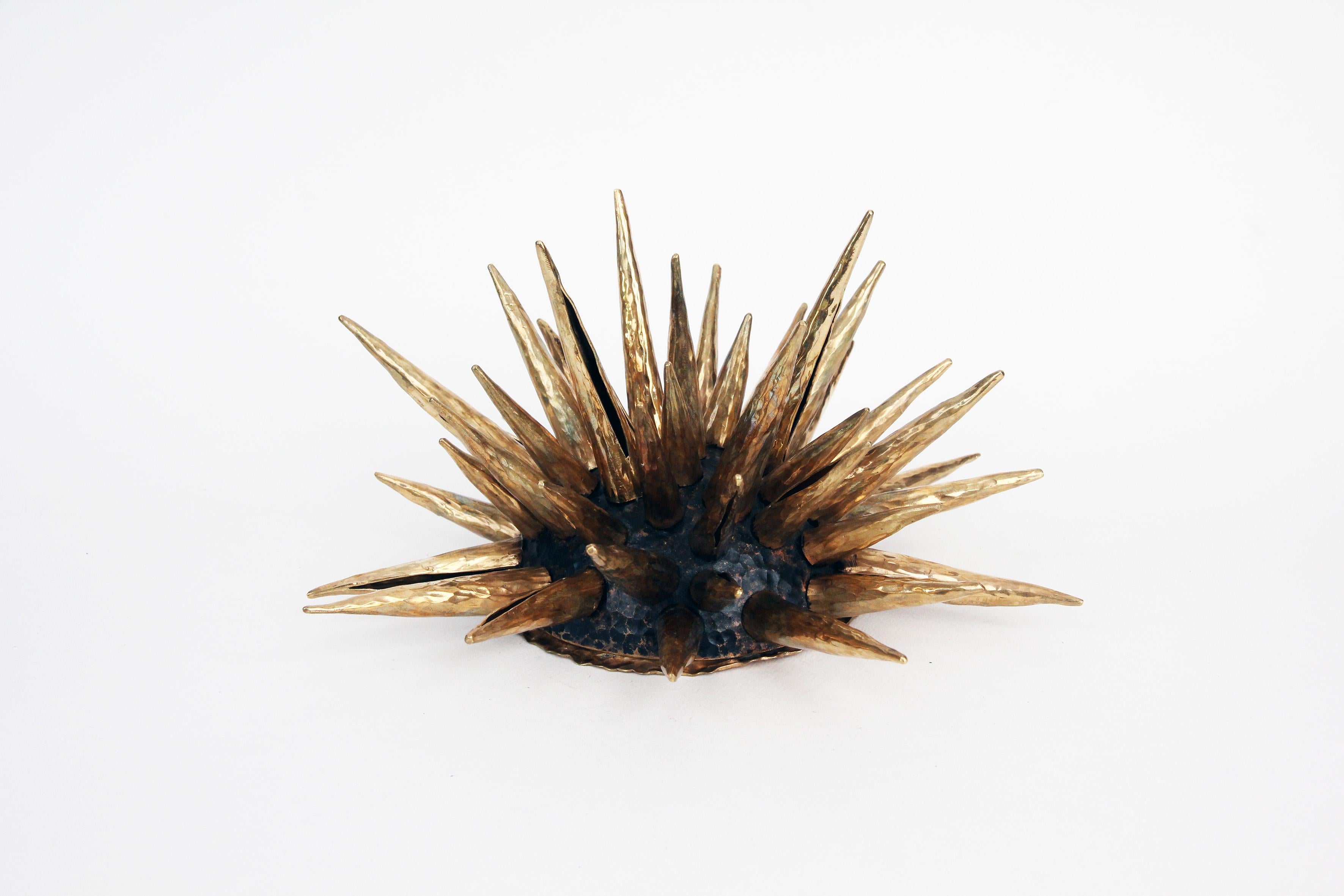 Handgefertigter Tafelaufsatz „Sea Urchin“ aus Metall von Romoherrera im Zustand „Neu“ im Angebot in Ciudad De México, MX