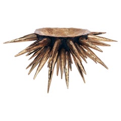 Used "Sea Urchin" Handmade Metal Centerpiece by Romoherrera