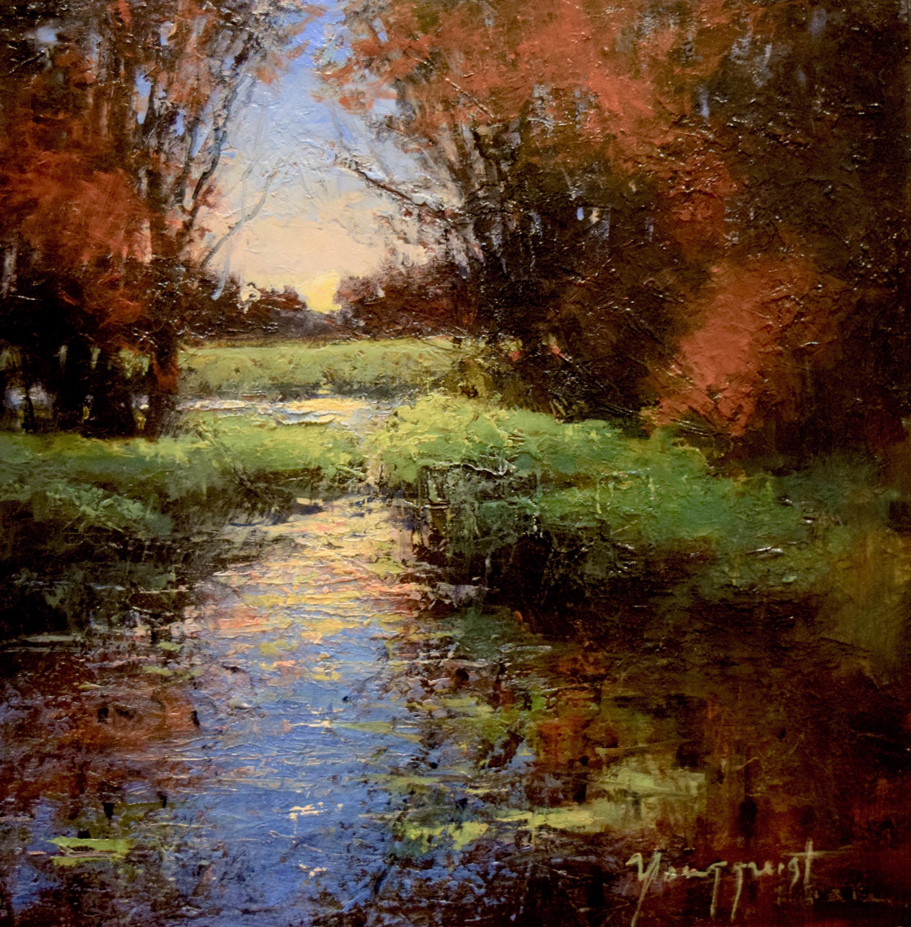 Romona Youngquist, Landscape Painting - "Creek Study"