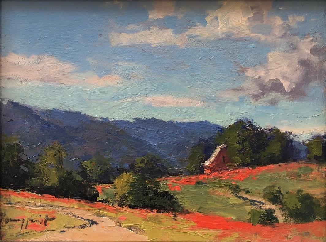 "Dundee Hills" - Painting by Romona Youngquist,